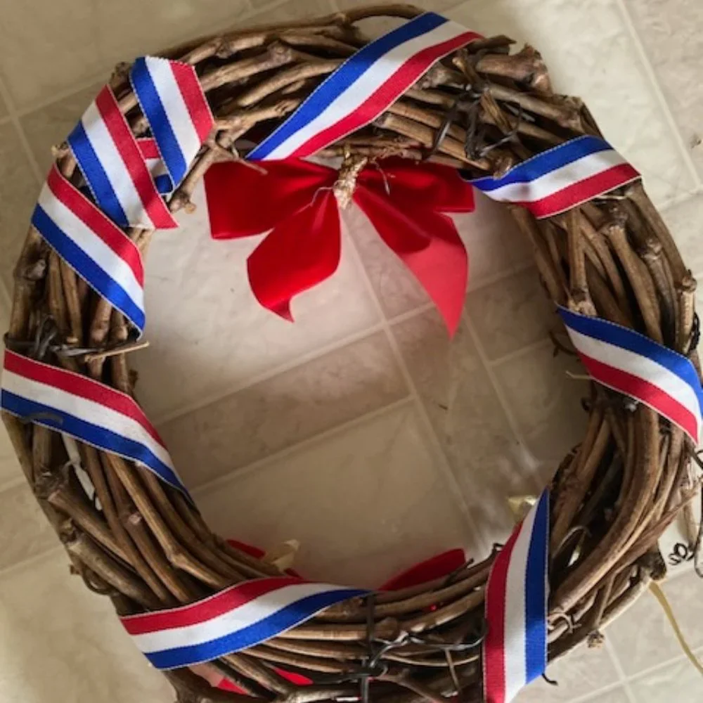 5/20 🔴4 Th Of July Wreath Handmade